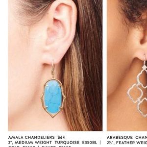 Stella and Dot Amala chandelier earrings